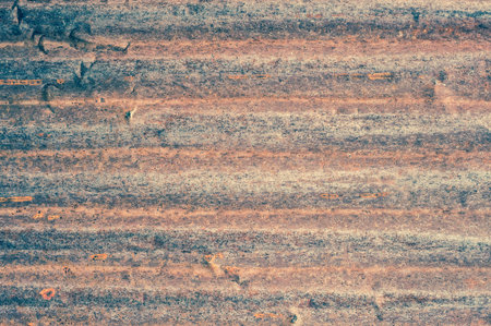 Rusty corrugated metal wall ,rusty Zinc grunge style background