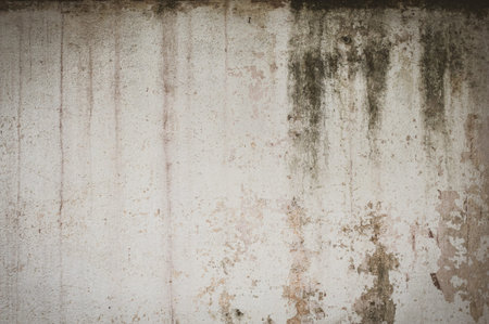 cracked concrete vintage brick wall background, old dirtyの写真素材
