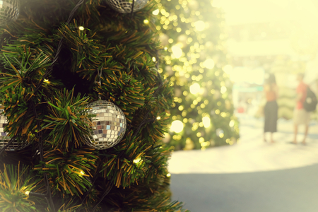 holidays christmas at shopping mallの写真素材