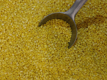 Closed up mung beans background