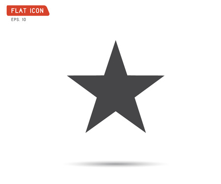 Clasic star Icon Vector, logo flat eps, illustrationのイラスト素材