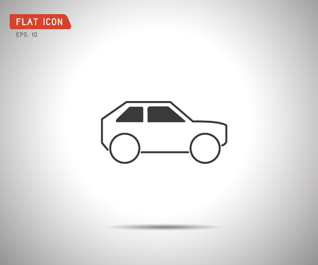 Sports Car Logo company, icon vector Illustrationのイラスト素材
