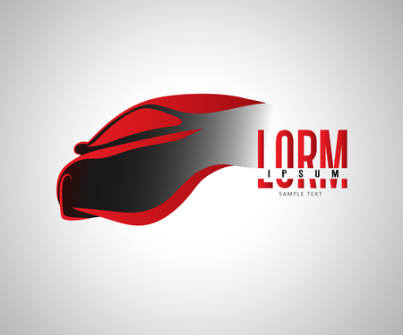 Sports Car Logo company vector Illustrationのイラスト素材