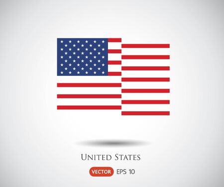 Modern Map, United States, USA vector, Independence day backgroundのイラスト素材