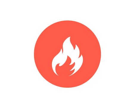 Fire Icon, Vector illustrationのイラスト素材