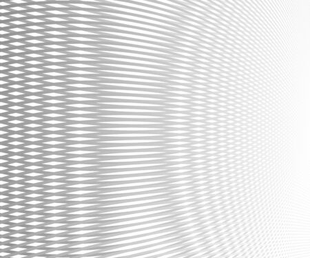 Abstract warped Diagonal Striped Background. Vector curved twisted slanting, waved lines texture. Brand new style for your business design.のイラスト素材