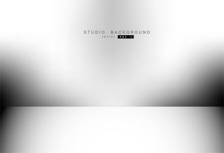 Empty luxury studio room Backdrop. Light interior with copyspace for your creative project . Vector illustration EPS 10のイラスト素材