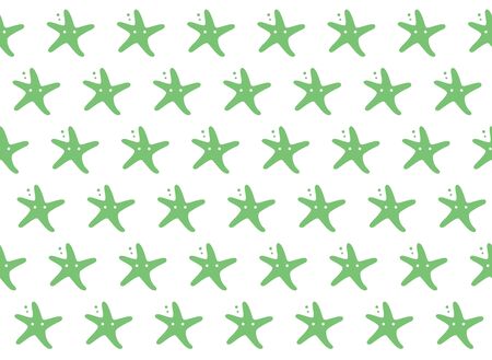 Seamless sea cute pattern with starfish summer pattern vectorのイラスト素材