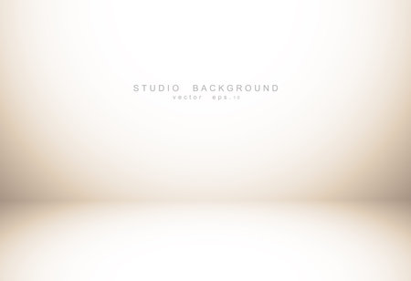 Abstract luxury empty pastel brown gradient with border brown vignette, Studio backdrop display of product, Business backdrop. Vector Illustration.のイラスト素材