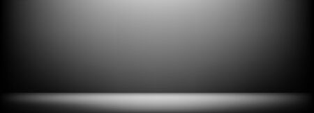 Empty black Studio room Backdrop. Light interior with copyspace for your creative project . Vector illustration EPS 10のイラスト素材