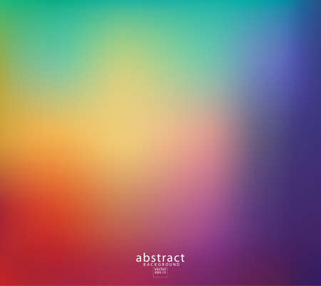 Abstract blurred gradient mesh background bright rainbow colors. Colorful smooth soft banner template. Creative vibrant vector illustrationのイラスト素材