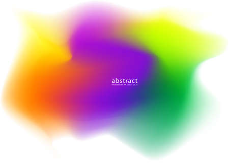 Abstract blurred gradient mesh background bright rainbow colors. Colorful smooth soft banner template. vector illustrationのイラスト素材