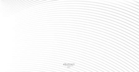 Abstract wave Stripe line background, vector template for your ideas, monochromatic lines texture.のイラスト素材