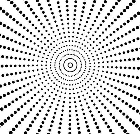 Abstract halftone dotted background. Futuristic grunge pattern, dot, wave. Vector modern optical pop art texture for posters, sites, business cards, cover, labels mock-up, vintage layoutのイラスト素材