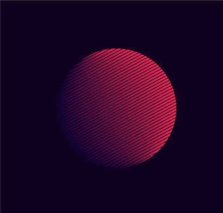 Minimalistic geometric design. Simple figure, Element for graphic web design, Template for print, textile, wrapping, decoration, Abstract vector illustrationのイラスト素材