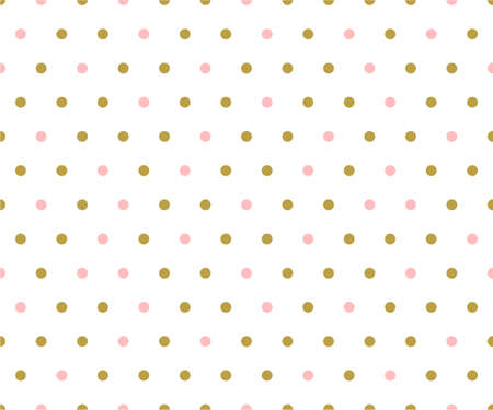 Color gold polka dot pattern, Gold Design Templates, holiday background vector illustration.のイラスト素材