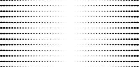 Abstract halftone dotted background. Futuristic grunge pattern, dot, wave. Vector modern optical pop art texture for posters, sites, business cards, cover, labels mock-up, vintage layoutのイラスト素材