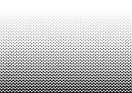 Abstract halftone dotted background. Futuristic grunge pattern, dot, wave. Vector modern optical pop art texture for posters, sites, business cards, cover, labels mock-up, vintage layoutのイラスト素材