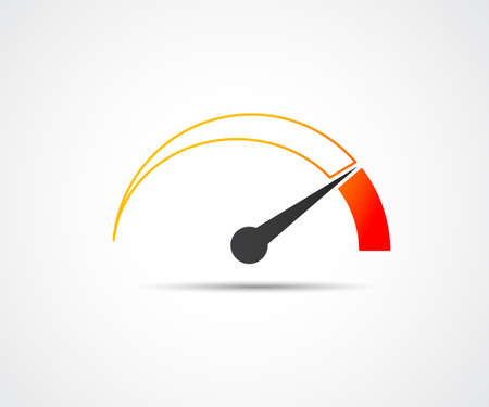 Speed, vector  racing event, with the main elements of the modification speedometerのイラスト素材