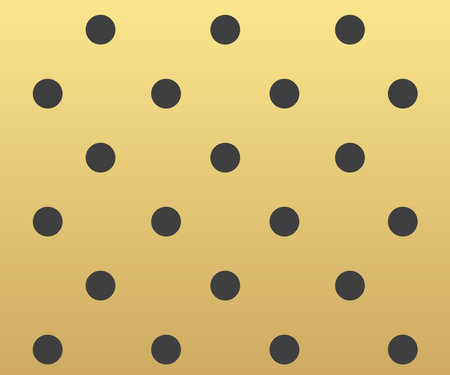 Gold polka dots pattern, colorful holiday background - vector abstract backgroundのイラスト素材