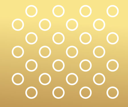 Gold Circle pattern, colorful holiday background - polka dots vector abstract backgroundのイラスト素材