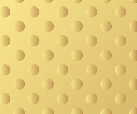 Gold polka dots pattern, colorful holiday background - vector abstract backgroundのイラスト素材
