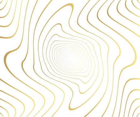 Gold luxurious marble stone pattern with golden wave lines over. Abstract background, vector illustrationのイラスト素材