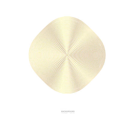 Abstract Gold luxurious color vector square halftone background. Gradient retro line pattern design, golden graphic, Modern decoration for websites, posters, banners, template EPS10 vectorのイラスト素材