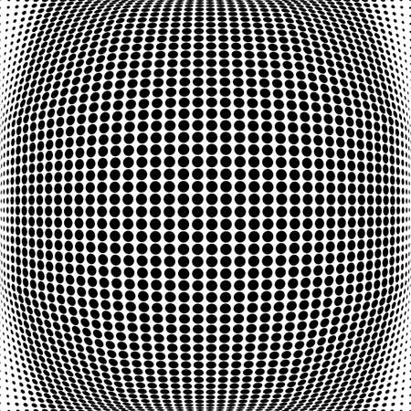 Abstract halftone dotted background. Futuristic grunge pattern, dot, wave. Vector modern optical pop art texture for posters, sites, business cards, cover, labels mock-up, vintage layoutのイラスト素材