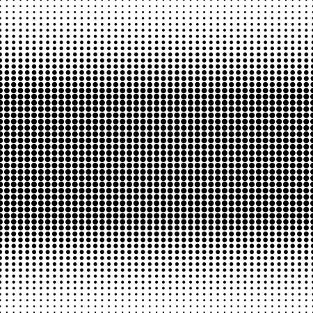 Abstract halftone dotted background. Futuristic grunge pattern, dot, wave. Vector modern optical pop art texture for posters, sites, business cards, cover, labels mock-up, vintage layoutのイラスト素材