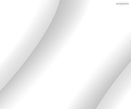 Abstract warped Diagonal Striped Background. Vector curved twisted slanting, waved lines texture. Brand new style for your business design.のイラスト素材