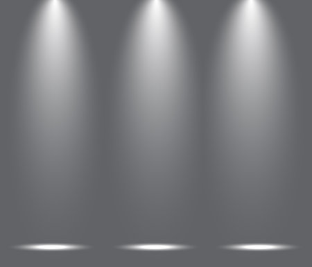 Empty white grey gradient studio room background. backdrop light interior with copyspace for your creative project, Vector illustration EPS 10のイラスト素材