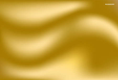 Vector gold blurred gradient style. Fabric luxury background, Abstract illustration for luxury frame, ribbon, banner, web, coin and label. Elegant light and shine vector templateのイラスト素材