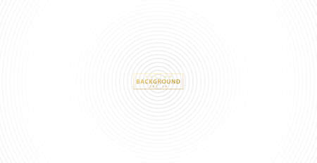 Concentric circle. Illustration for sound wave. Abstract circle line pattern. Black and white graphicのイラスト素材