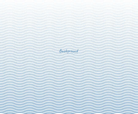 Wave simple seamless wavy line, smooth pattern, web design, greeting card, textile, Technology background, Eps 10 vector illustrationのイラスト素材