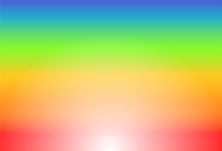 Abstract blurred gradient mesh background bright rainbow colors. Colorful smooth soft banner template. Creative vibrant vector illustrationのイラスト素材