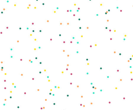 Polka dots brush painting pattern on background, colorful holiday background, web icon, symbol, sign, romantic wedding, love card - vector abstract backgroundのイラスト素材