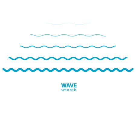 Wave simple seamless wavy line, smooth pattern, Black & white, web design, greeting card, textile, Technology background, Eps 10 vector illustrationのイラスト素材