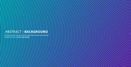 Circle line colorful halftone gradients background. Round for design elements in concept of technology, science or modern.のイラスト素材