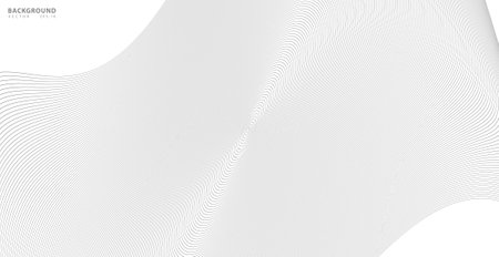 Abstract warped Diagonal Striped Background. Vector curved twisted slanting, waved lines texture. Brand new style for your business design.のイラスト素材