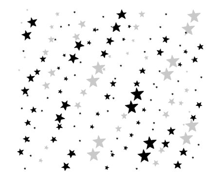 background of hand drawn star seamless pattern. illustration. - Vectorのイラスト素材