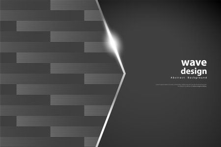 Abstract background, vector template for your ideas, monochromatic lines texture. Brand new style for your business design, vector template for your ideasのイラスト素材