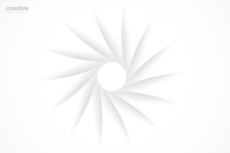 White and gray color abstract geometric background. Tech design. Vector illustration.のイラスト素材