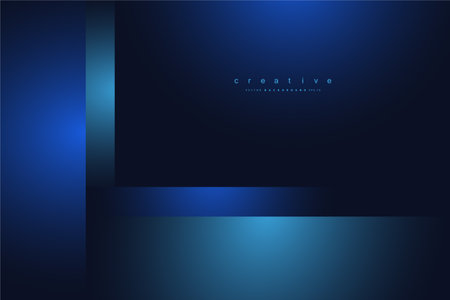 Dark blue abstract background. Modern blue corporate concept business. Design for your ideas, brocure, banner, presentation, Posters. Eps10 vector illustration.のイラスト素材
