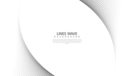 Abstract warped Diagonal Striped Background. Vector curved twisted slanting, waved lines pattern. Brand new style for your business designのイラスト素材