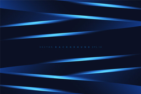 Abstract blue lines on dark blue background. Vector illustration for your designのイラスト素材