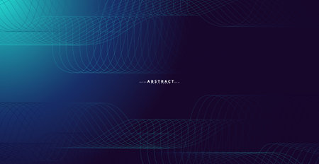 Abstract technology backgrounds by wave lines background. Curve modern pattern.  Vector illustration EPS 10.のイラスト素材