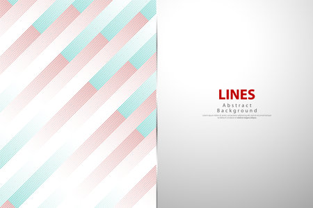 Vector Stripe pattern. Geometric texture background. Abstract lines wallpaper. Vector template for your ideas. EPS10 - Illustrationのイラスト素材
