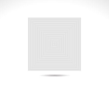 Geometric Square logo. Stroke square frame. Line icon, sign, symbol, Flat design, button, web, picture frame. vector - illustration eps 10.のイラスト素材