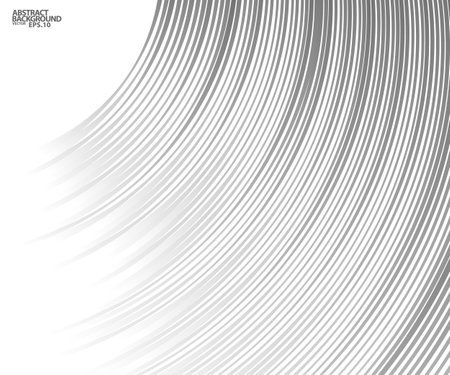 Abstract grey white waves and lines pattern for your ideas, template background texture.のイラスト素材